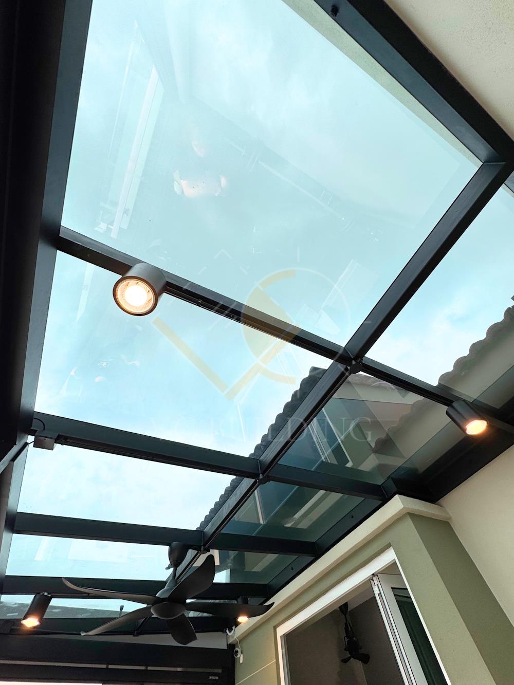 Skylight with Cooling Glass 2 - Internal