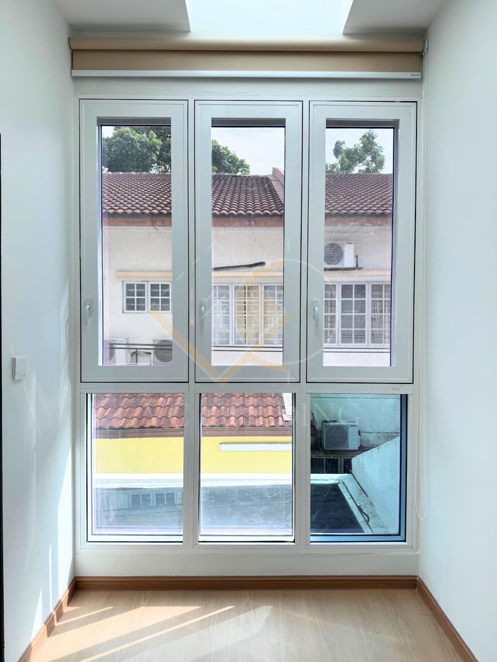 Casement Window with Cooling Glass & Security Mesh 1 - Internal