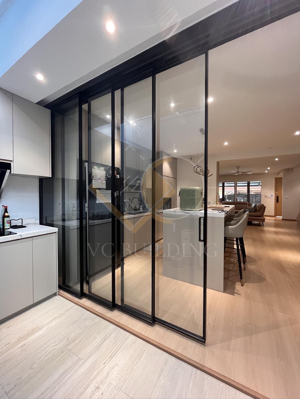 Slim Frame Trackless Sliding Door 1