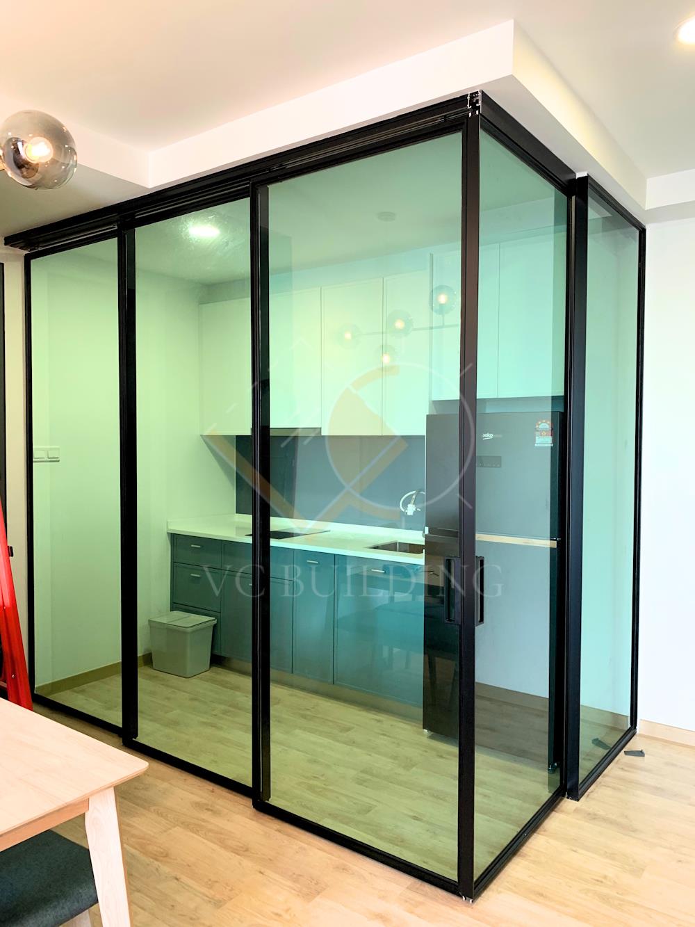 Slim Frame Trackless Sliding Door 3