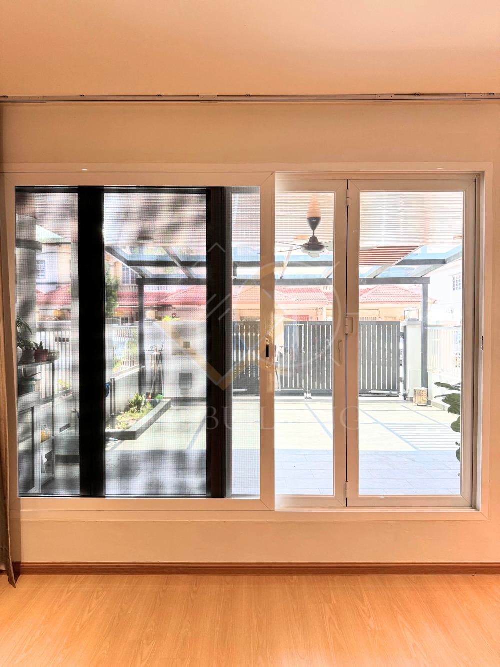 Folding Window with Cooling Glass & Security Mesh 1 - Internal